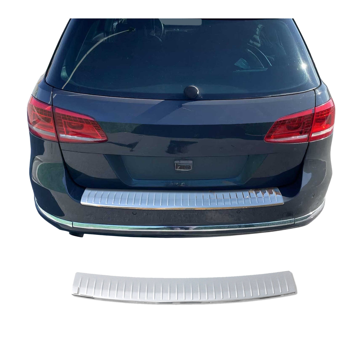 Ladekantenschutz Stoßstange für VW Passat B7 Variant 2010-2014 Edelstahl Chrom