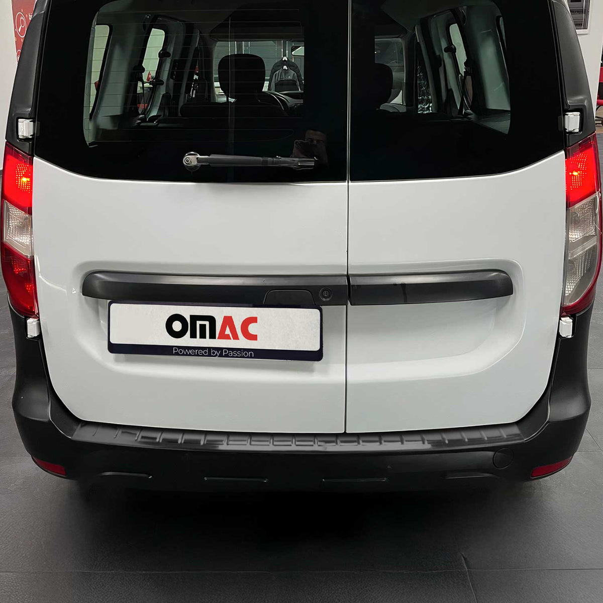 Ladekantenschutz Stoßstange für Renault Express 2021-2026 Edelstahl Dunkel Chrom