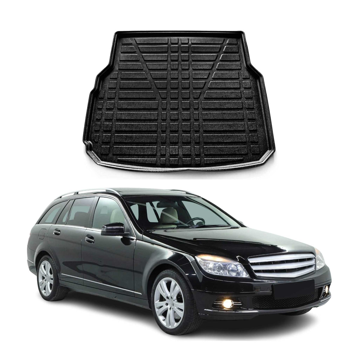 Kofferraumwanne Laderaumwanne für Mercedes C Klasse S204 Kombi 2007-2010 Pre-FL