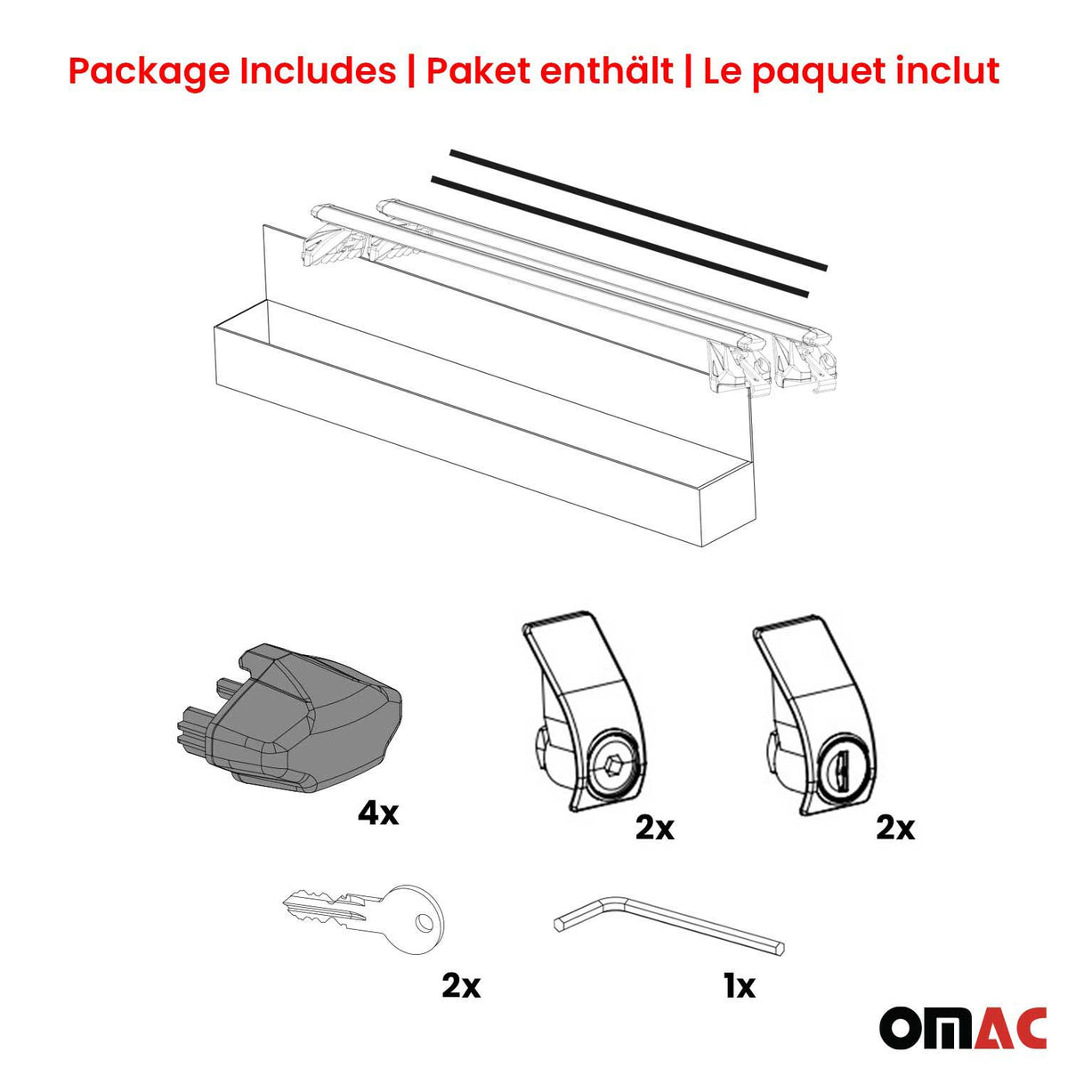 Dachträger Grundtäger für Ford Kuga I II 2008-2019 5 tür 90kg Alu Schwarz 2x ABE Namma Markt