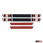 Einstiegsleisten Türschweller Sport für Citroen C3 2002-2010 Edelstahl Dunkel 4x
