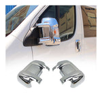 Spiegelkappen Spiegelabdeckung für Citroen Jumper 2006-2026 Chrom ABS Silber