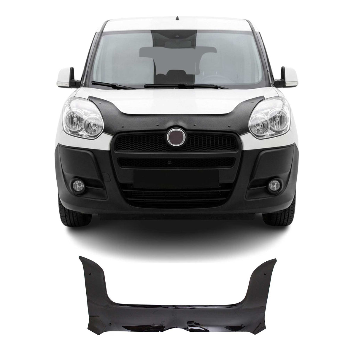 Motorhaube Deflektor Insekten Steinschlagschutz für Opel Combo 2012-2015 Dunkel