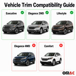 Dachträger Grundtäger für Honda CR-V IV 2013-2018 75kg Stahl Schwarz 2 tlg