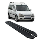 Trittbretter Seitenschweller für Opel Combo 2001-2011 Aluminium Schwarz 2 tlg