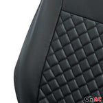 Sitzbezüge Schonbezüge für VW Transporter T4 1990-2003 Kunstleder Schwarz 1tlg