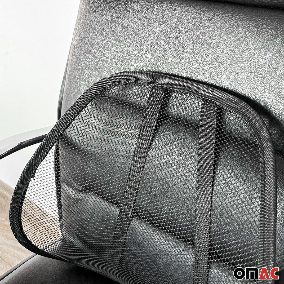Rückenstütze Lordosenstütze Büro Auto Stuhl Sessel Sitz Stütze Bezüge Schwarz