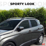 Aluminium Dachreling Relingträger für Skoda Rapid Spaceback 2013-2019 Silber
