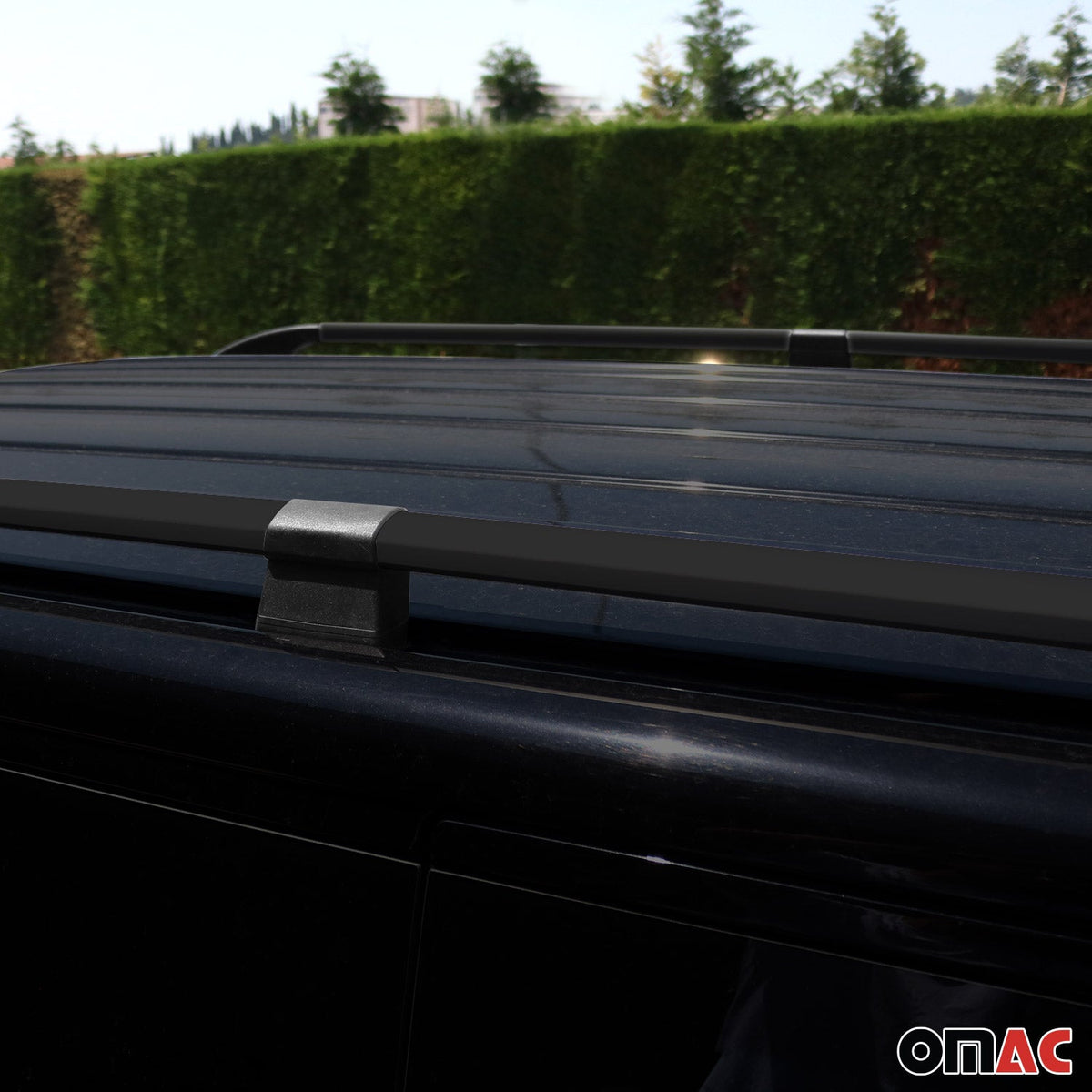 Dachreling Dachgepäckträger für Opel Combo D 2012-2019 L2 Langer Alu Schwarz