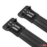 Dachträger Gepäckträger für Citroen Nemo 2008-2016 Relingträger Alu Schwarz