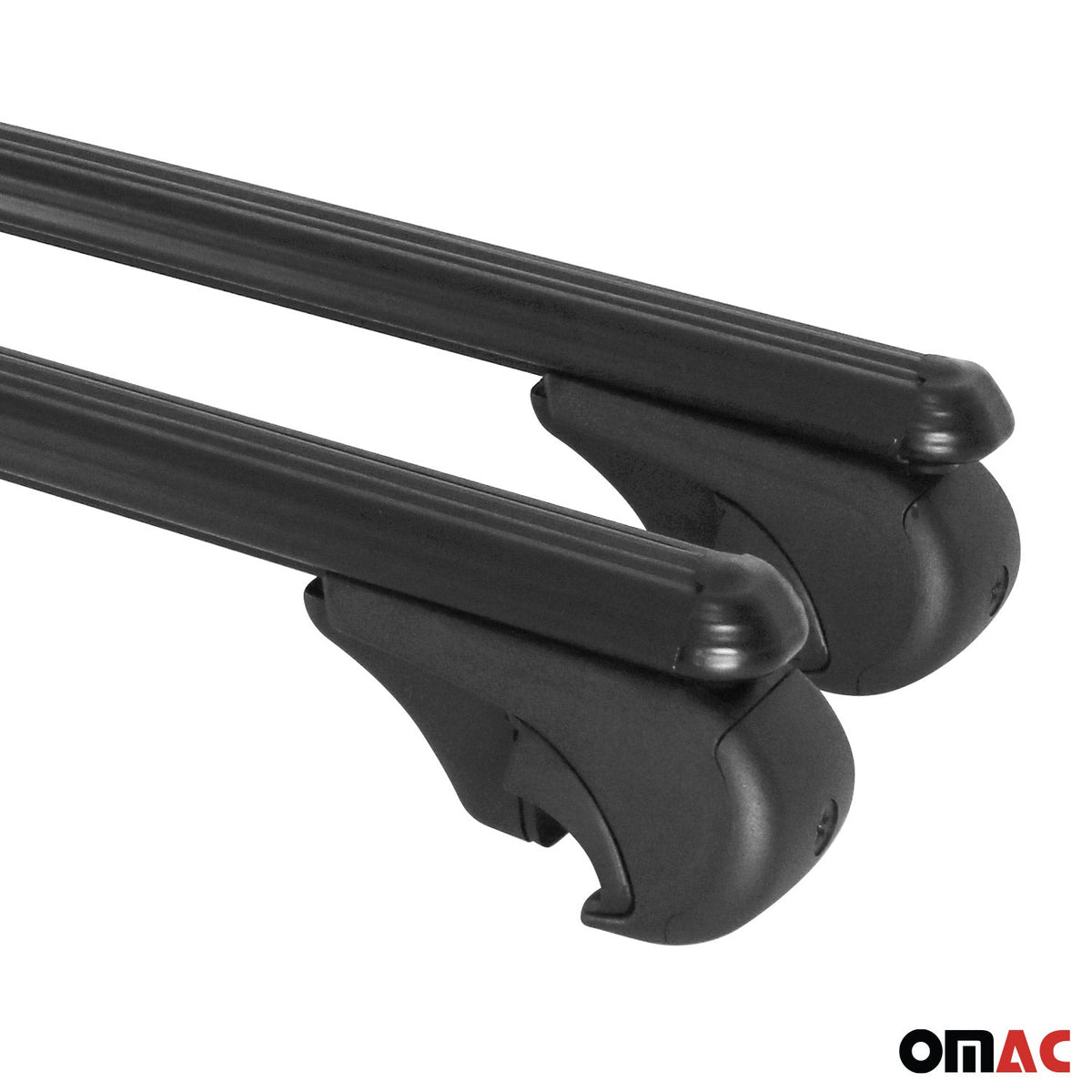 Dachträger Grundtäger für Audi A4 B8 Avant 2008-2015 75kg Alu Schwarz 2 tlg
