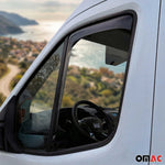 Windabweiser Regenabweiser für Ford Transit 2000-2013 Dunkel Acryl 2tlg