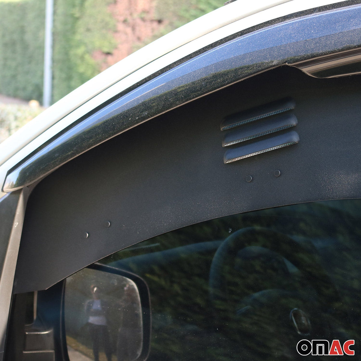 Lüftungsgitter Be & Entlüftung für Citroen Nemo 2008-2017 Aluminium Schwarz 2tlg