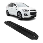 Trittbretter Seitenschweller für Chevrolet Captiva 2019-2026 Aluminium Schwarz