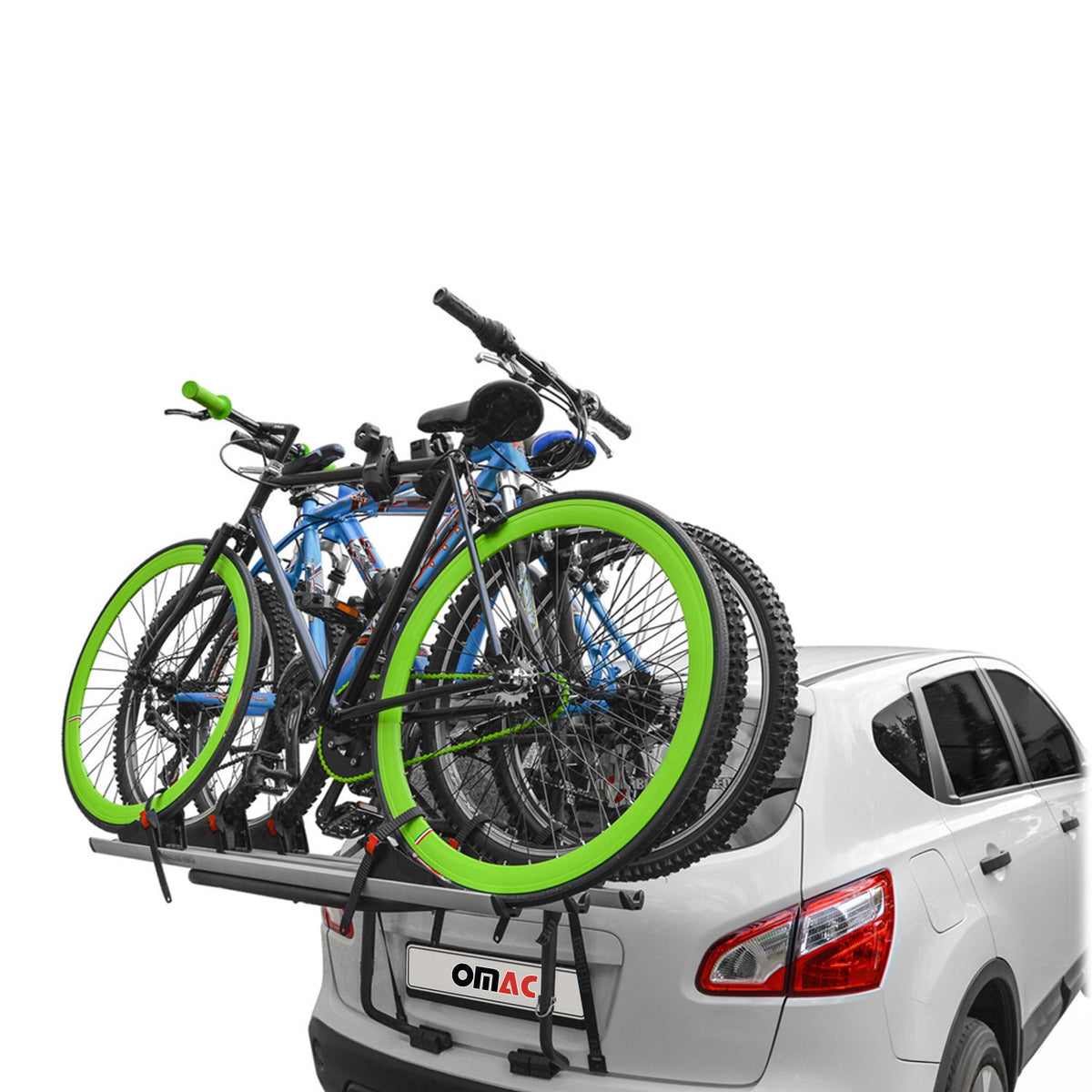 Menabo Fahrradträger 3 Fahrräder für Ford S-Max I 2006-2015 Alu Schwarz Silber