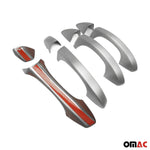 Türgriff Blende Chrom für VW Golf 2008-2012 4-Tür Gebürstet Silber 8x