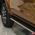 Trittbretter Seitenschweller für Nissan Navara 2015-2024 ABE Alu