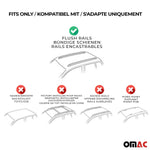 Dachträger Gepäckträger für Cadillac XT4 2018-2026 Querträger ABE Schwarz 2x