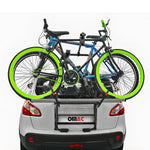 Menabo Fahrradträger 2 Fahrräder für Audi Q5 8R 2014-2016 Alu Silber Schwarz
