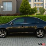 Fensterleisten Zierleisten für VW Jetta 2010-2018 Edelstahl Chrom 6tlg