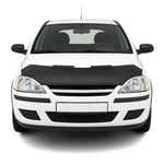 Schwarz Halb Haubenbra Steinschlagschutz Bonnet Bra für Opel Corsa C 2000-2006