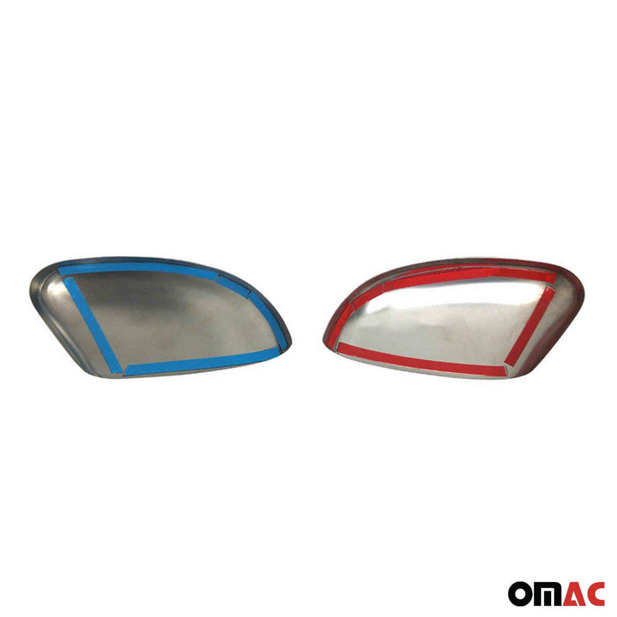 Spiegelkappen Spiegelabdeckung für Ford Focus 2004-2012 Edelstahl Chrom 2tlg