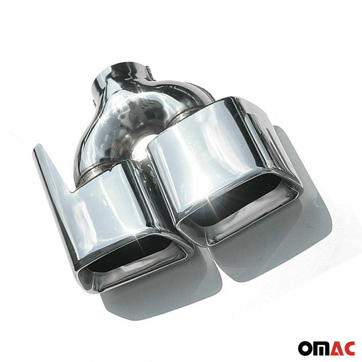 Auspuffblende Endrohr für Mercedes GL GLS 2006-2026 Doppel Edelstahl Chrom 2tlg