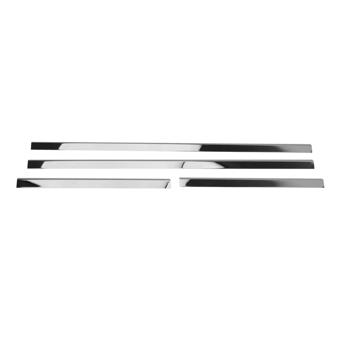 Fensterleisten Zierleisten für Nissan Navara D40 2005-2015 Edelstahl Chrom 4tlg