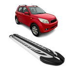 Trittbretter Seitenschweller für Daihatsu Terios 2006-2017 Alu Silber 2tlg