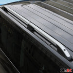 Dachreling für VW T5 T6 Transporter Multivan Caravelle 2003-24 L2 Alu Grau