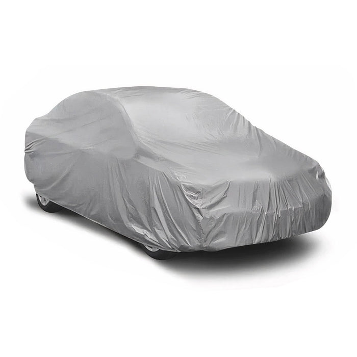 Auto Schutzhülle Vollgarage Autoabdeckung Universal Grau 450x170x146
