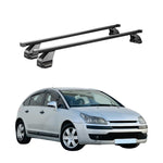 Menabo Dachträger Grundtäger für Citroen C4 2004-2010 75kg Stahl Schwarz 2 tlg