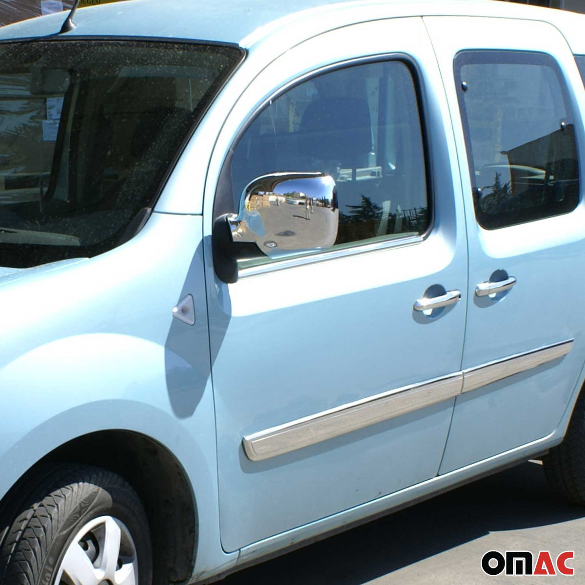 Fensterleisten Zierleisten für Renault Kangoo 2008-2020 Edelstahl Chrom 2tlg