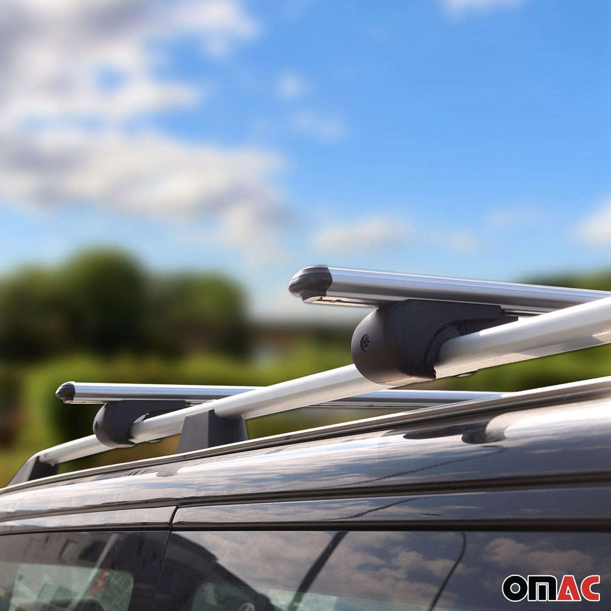 Dachträger Grundtäger für Nissan Navara D40 2004-2015 75kg Alu Silber 2 tlg Namma Markt