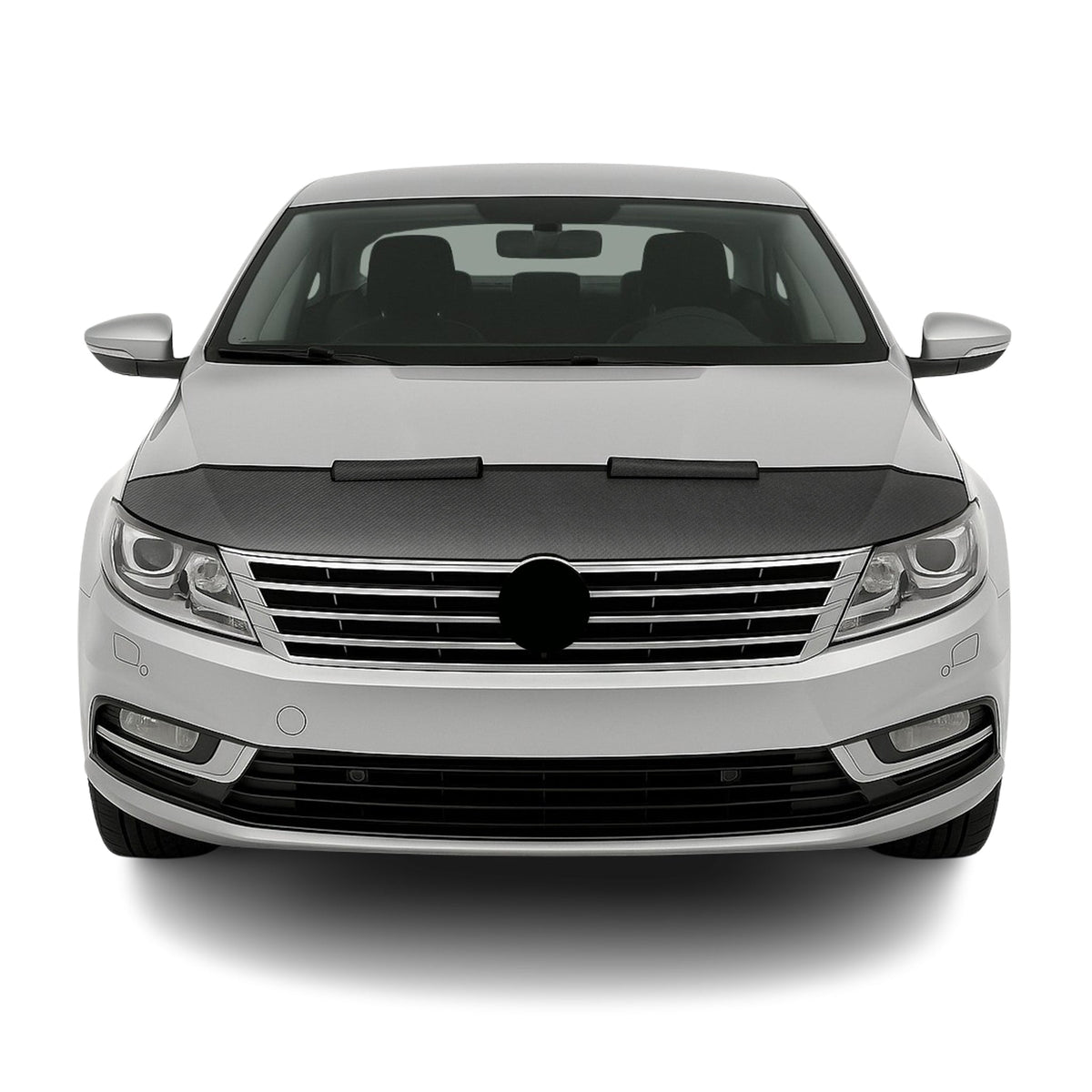 Haubenbra Steinschlagschutz Bonnet Bra für VW CC 2012-2017 Carbon Optik Halb