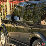 Fensterleisten Zierleisten für Land Rover Discovery 2004-2009 Edelstahl Chrom 4x