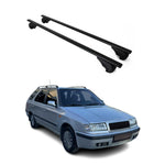 Dachträger Grundträger für Skoda Felicia Kombi 1995-2001 75kg Stahl Schwarz 2x
