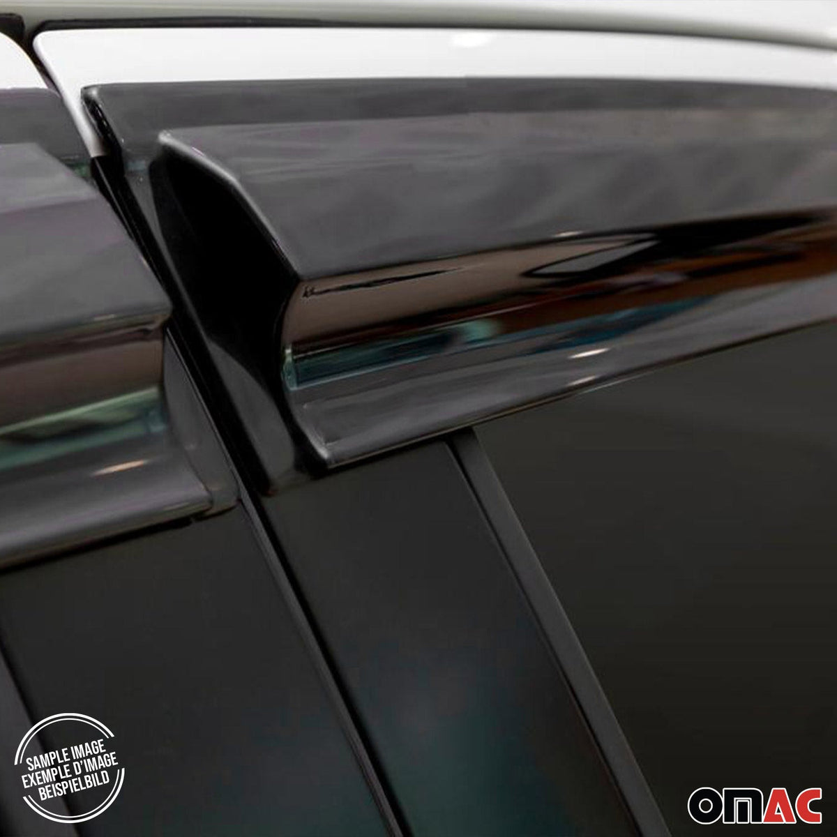 2x Windabweiser Regenabweiser für Peugeot Rifter 2018-2026 Acryl Dunkel