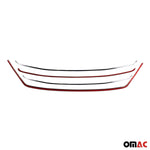Kühlergrill Leisten Grillleisten für Hyundai ix35 2010-2015 Edelstahl Chrom 4x