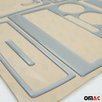 Innenraum Dekor Cockpit für Seat Cordoba 1999-2002 Aluminium Optik 9tlg