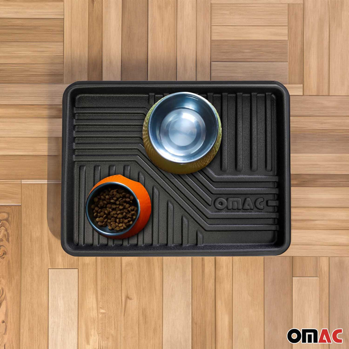 OMAC Schmutzfangmatte Sauberlaufmatte Türmatte Napfunterlage 43x33cm Unterlage