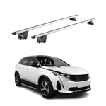 Dachträger Grundtäger für Peugeot 3008 2016-2023 100kg Aluminium Silber 2tlg ABE