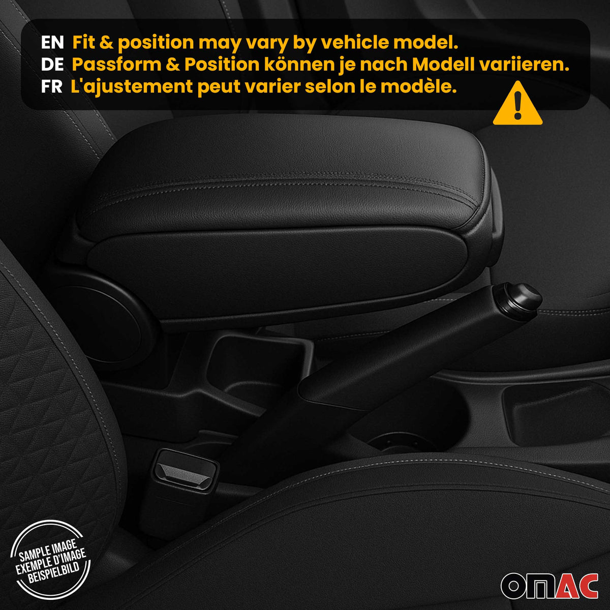 Mittelarmlehne Armlehne für Renault Clio 2012-2019 PU-Leder ABS Schwarz