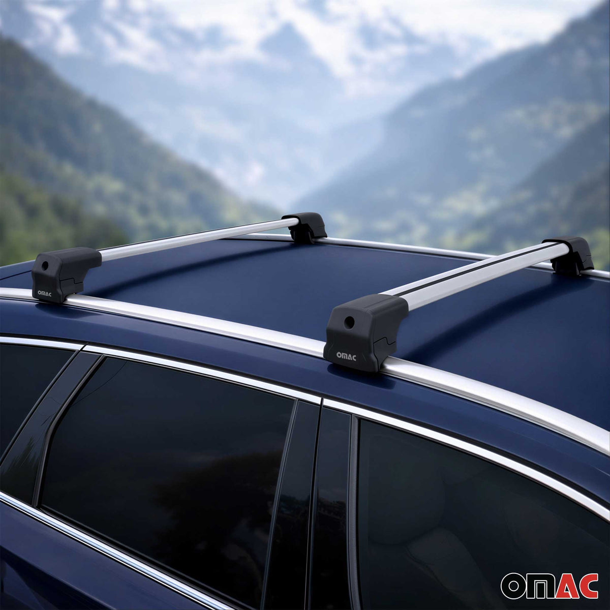 Dachträger Grundtäger für Mercedes C Klasse S205 Kombi 2015-2021 75kg Alu Silber