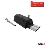 Novus Sportauspuff für BMW 3er E36 316 / 318 2x76mm MS-Design mit ABE