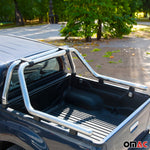 Überrollbügel Rollbar für Ford Ranger 2006-2011 Gefärbten Stahl Ø76 Silber