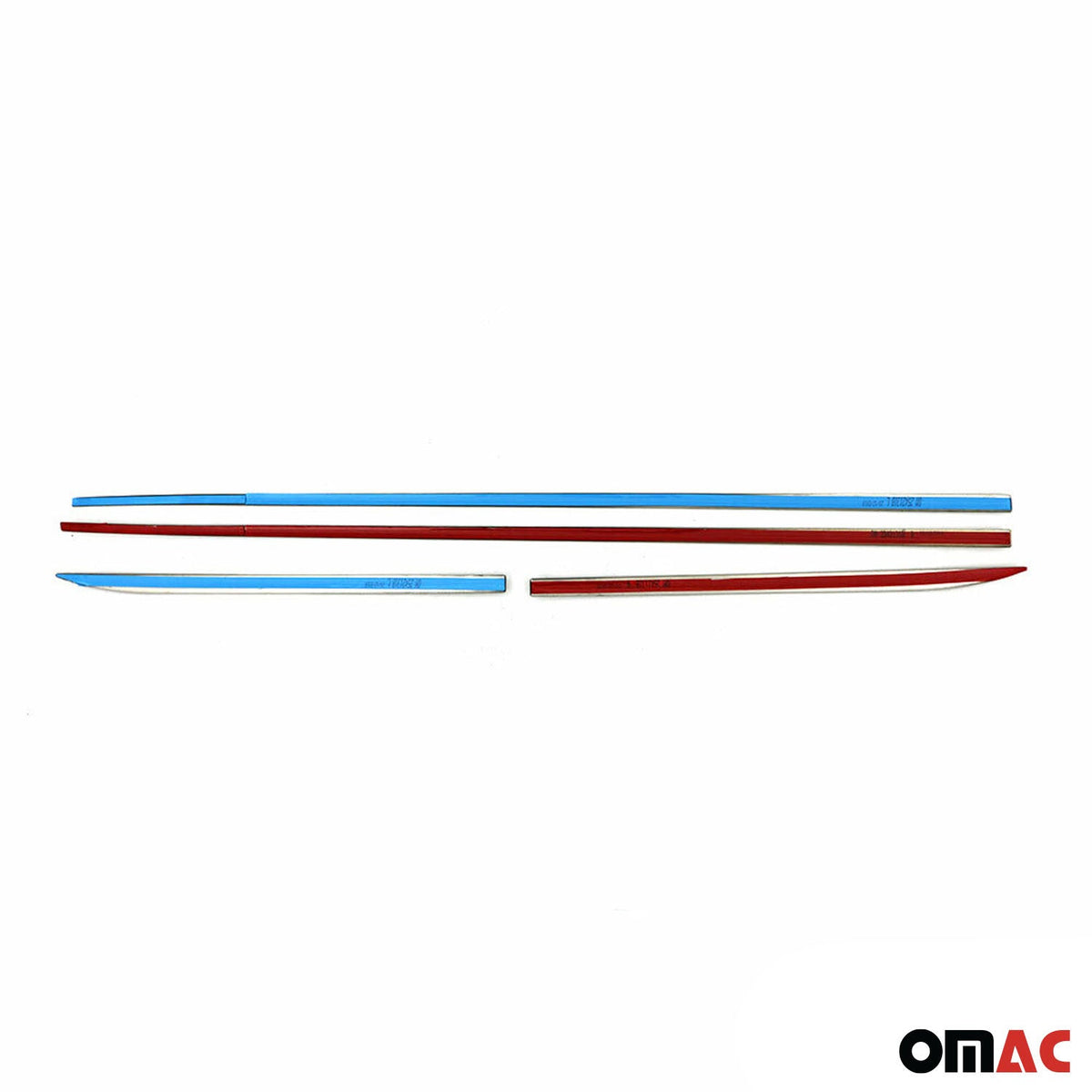 Seitentürleiste Türschutz für VW Passat Variant B6 2005-2010 Chrom Dunkel 4x