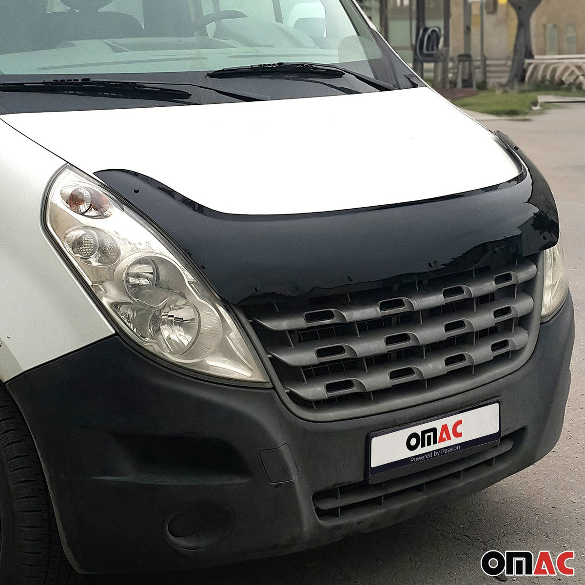 Motorhaube Deflektor Insektenschutz für Renault Master 2010-2014 Dunkel