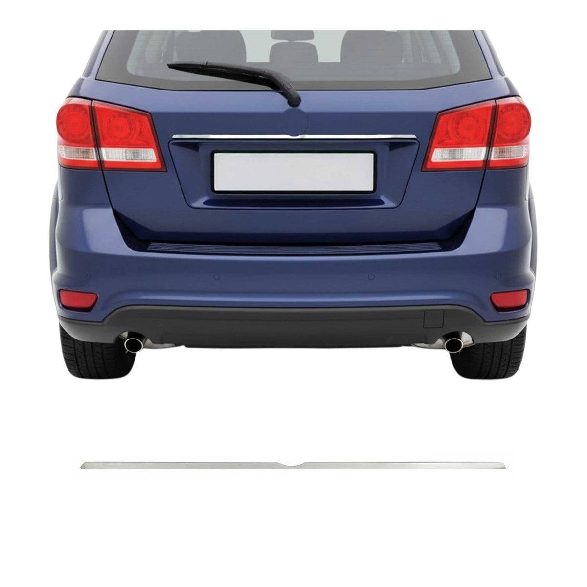 Kofferraumleiste Heckklappe Leiste für Fiat Freemont 2011-2016 Edelstahl Chrom