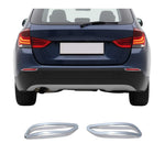 Reflektor Blenden Reflektorleiste für BMW X1 E84 2012-2015 Chrom ABS Silber 2tlg